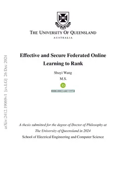 Effective and secure federated online learning to rank
