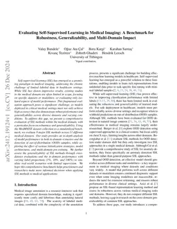 Evaluating Self-Supervised Learning in Medical Imaging: A Benchmark for Robustness, Generalizability, and Multi-Domain Impact