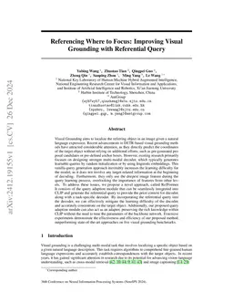 Referencing Where to Focus: Improving VisualGrounding with Referential
  Query