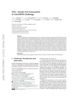 GFG -- Gender-Fair Generation: A CALAMITA Challenge
