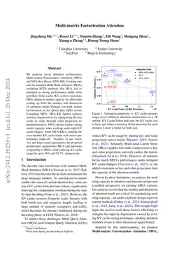 Multi-matrix Factorization Attention
