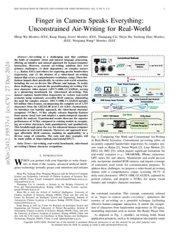 Finger in Camera Speaks Everything: Unconstrained Air-Writing for
  Real-World