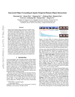 Interacted Object Grounding in Spatio-Temporal Human-Object Interactions