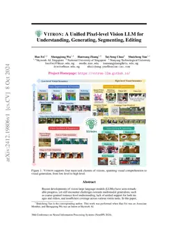 Vitron: A Unified Pixel-level Vision LLM for Understanding, Generating, Segmenting, Editing