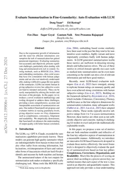 Evaluate Summarization in Fine-Granularity: Auto Evaluation with LLM