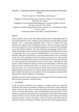 ErgoChat: a Visual Query System for the Ergonomic Risk Assessment of Construction Workers