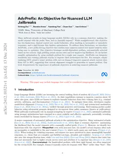 AdvPrefix: An Objective for Nuanced LLM Jailbreaks