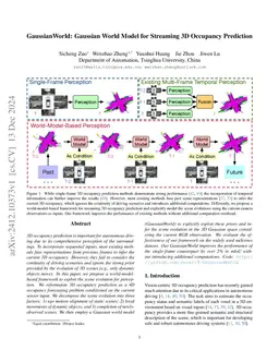GaussianWorld: Gaussian World Model for Streaming 3D Occupancy
  Prediction