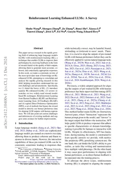 Reinforcement Learning Enhanced LLMs: A Survey