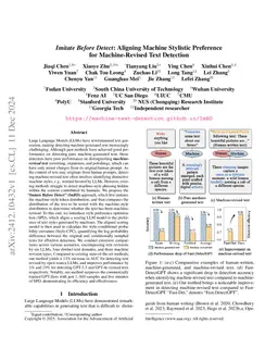 Imitate Before Detect: Aligning Machine Stylistic Preference for
  Machine-Revised Text Detection