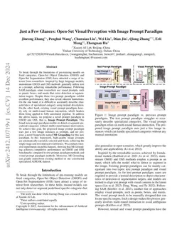 Just a Few Glances: Open-Set Visual Perception with Image Prompt
  Paradigm