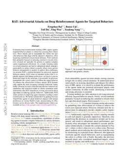RAT: Adversarial Attacks on Deep Reinforcement Agents for Targeted
  Behaviors