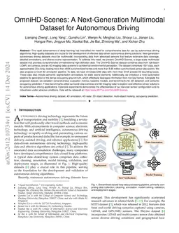 OmniHD-Scenes: A Next-Generation Multimodal Dataset for Autonomous Driving