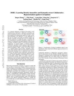 DSRC: Learning Density-insensitive and Semantic-aware Collaborative Representation against Corruptions
