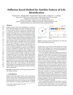 Learning Satellite Pattern-of-Life Identification: A Diffusion-based Approach