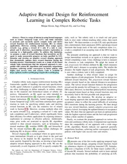Adaptive Reward Design for Reinforcement Learning