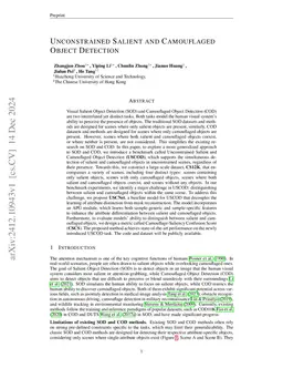 Rethinking Detecting Salient and Camouflaged Objects in Unconstrained Scenes