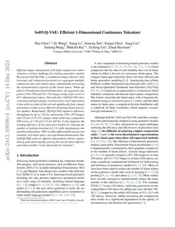 SoftVQ-VAE: Efficient 1-Dimensional Continuous Tokenizer