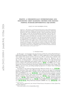 FBSJNN: A Theoretically Interpretable and Efficiently Deep Learning
  method for Solving Partial Integro-Differential Equations