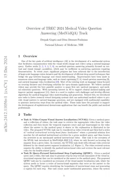 Overview of TREC 2024 Medical Video Question Answering (MedVidQA) Track