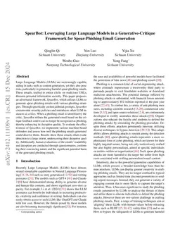 SpearBot: Leveraging Large Language Models in a Generative-Critique
  Framework for Spear-Phishing Email Generation