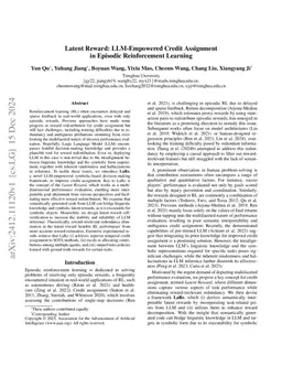 Latent Reward: LLM-Empowered Credit Assignment in Episodic Reinforcement Learning
