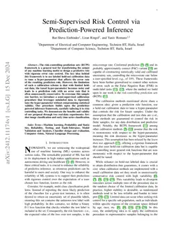 Semi-Supervised Risk Control via Prediction-Powered Inference