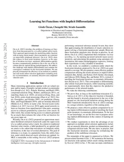 Learning Set Functions with Implicit Differentiation