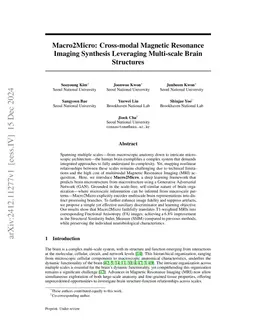Macro2Micro: A Rapid and Precise Cross-modal Magnetic Resonance Imaging Synthesis using Multi-scale Structural Brain Similarity