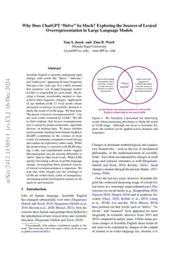 Why Does ChatGPT "Delve" So Much? Exploring the Sources of Lexical
  Overrepresentation in Large Language Models