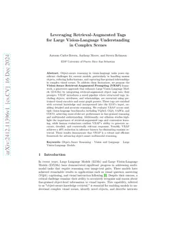 Leveraging Retrieval-Augmented Tags for Large Vision-Language
  Understanding in Complex Scenes