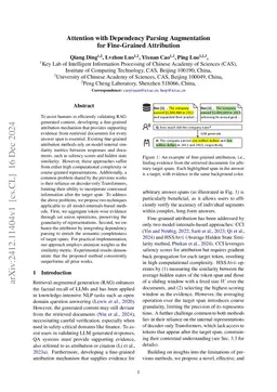 Attention with Dependency Parsing Augmentation for Fine-Grained
  Attribution