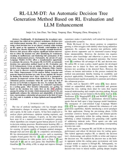 RL-LLM-DT: An Automatic Decision Tree Generation Method Based on RL
  Evaluation and LLM Enhancement