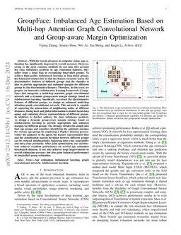 GroupFace: Imbalanced Age Estimation Based on Multi-hop Attention Graph
  Convolutional Network and Group-aware Margin Optimization