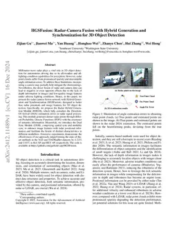 HGSFusion: Radar-Camera Fusion with Hybrid Generation and
  Synchronization for 3D Object Detection