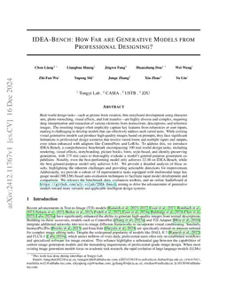 IDEA-Bench: How Far are Generative Models from Professional Designing?