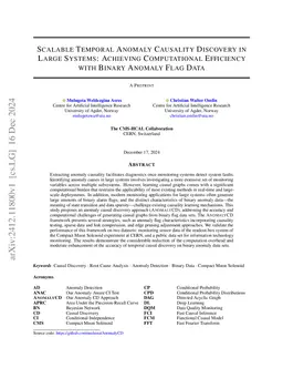 Scalable Temporal Anomaly Causality Discovery in Large Systems: Achieving Computational Efficiency with Binary Anomaly Flag Data