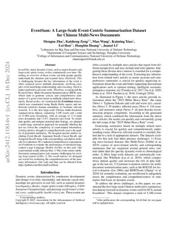 EventSum: A Large-Scale Event-Centric Summarization Dataset for Chinese Multi-News Documents