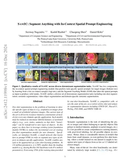 SAMIC: Segment Anything with In-Context Spatial Prompt Engineering