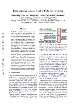 Embracing Large Language Models in Traffic Flow Forecasting