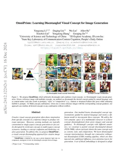 OmniPrism: Learning Disentangled Visual Concept for Image Generation