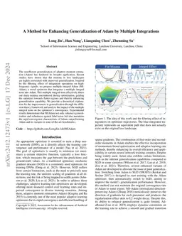 A Method for Enhancing Generalization of Adam by Multiple Integrations