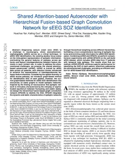 Shared Attention-based Autoencoder with Hierarchical Fusion-based Graph
  Convolution Network for sEEG SOZ Identification