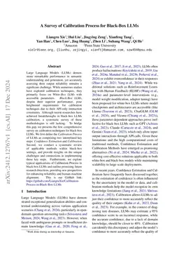 A Survey of Calibration Process for Black-Box LLMs