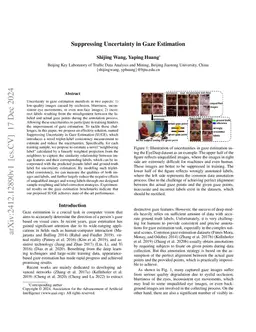 Suppressing Uncertainty in Gaze Estimation