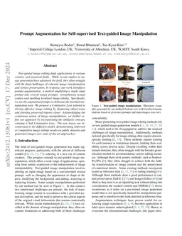Prompt Augmentation for Self-supervised Text-guided Image Manipulation