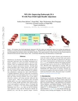 NFL-BA: Near-Field Light Bundle Adjustment for SLAM in Dynamic Lighting