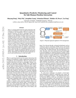 Quantitative Predictive Monitoring and Control for Safe Human-Machine
  Interaction