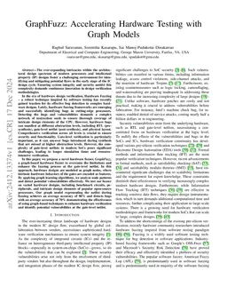 Accelerating Hardware Verification with Graph Models
