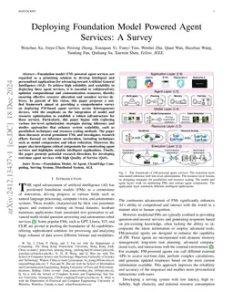 Deploying Foundation Model Powered Agent Services: A Survey